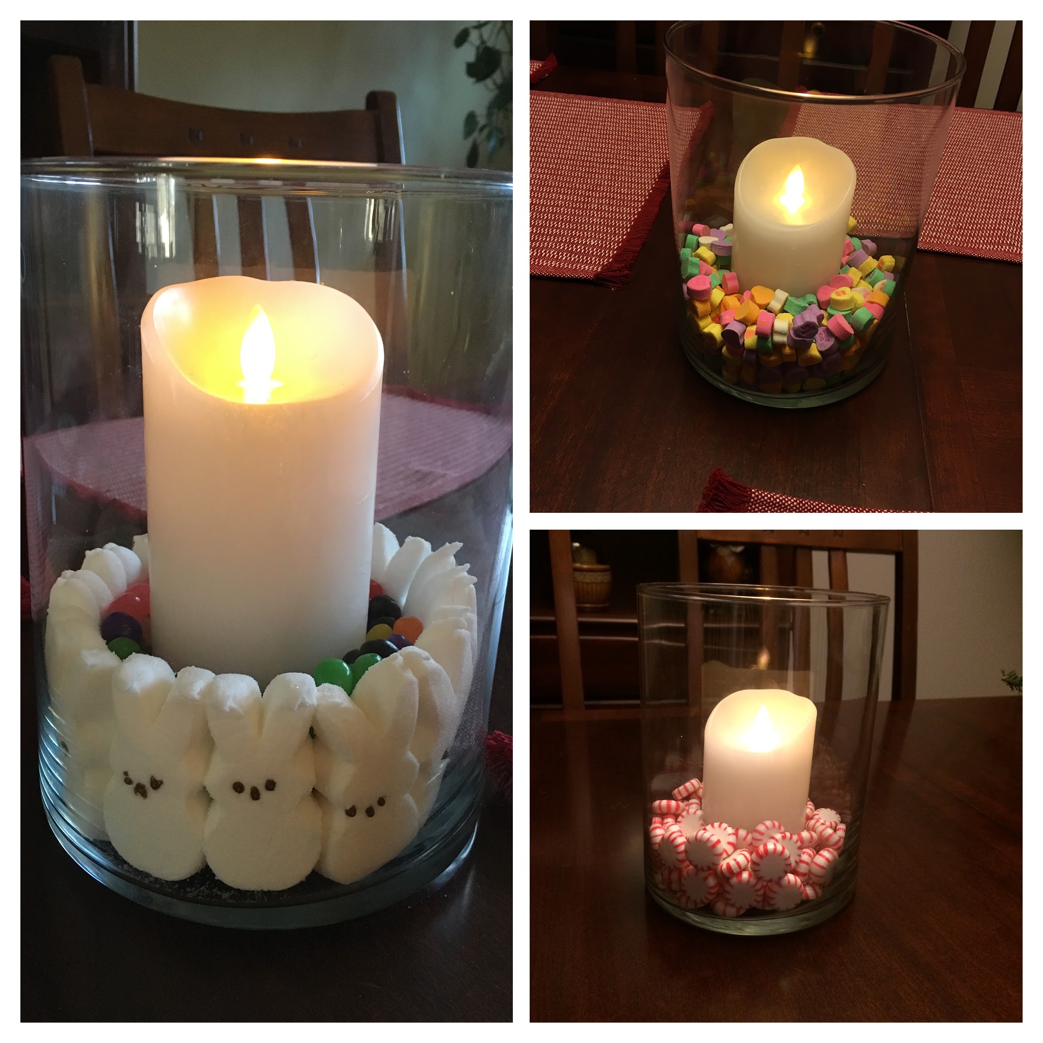 Candle centerpieces