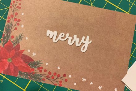 handmade christmas card