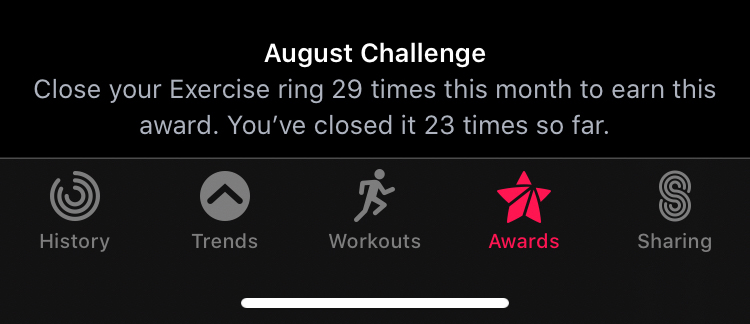 august challenge screenshot