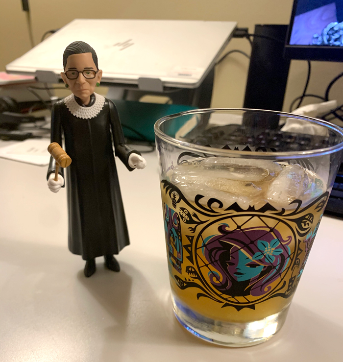 Pouring one out for RBG