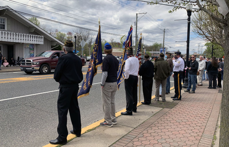 The VFW lined up along the White Horse Pike