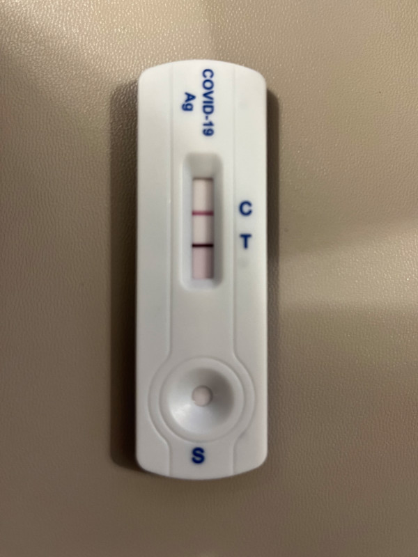 positive covid test