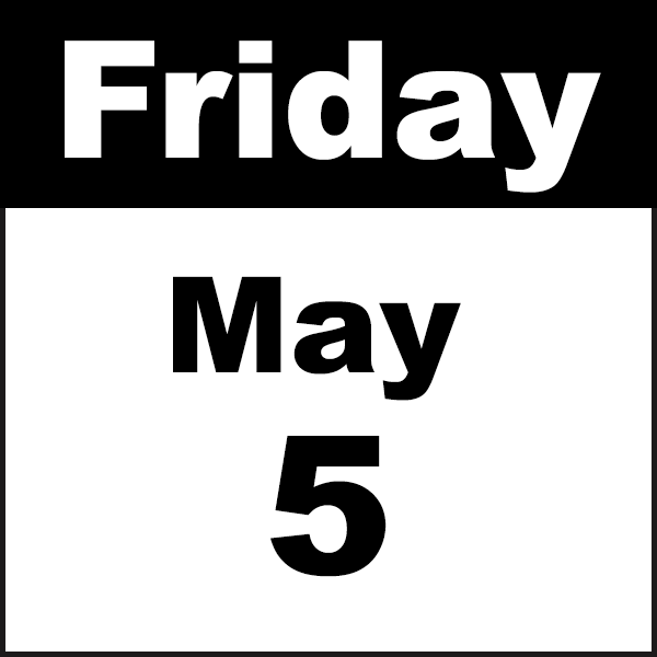 friday may 5