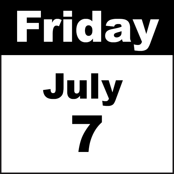 friday, july 7