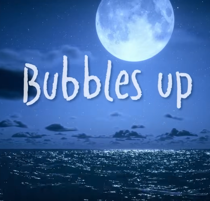 bubbles up