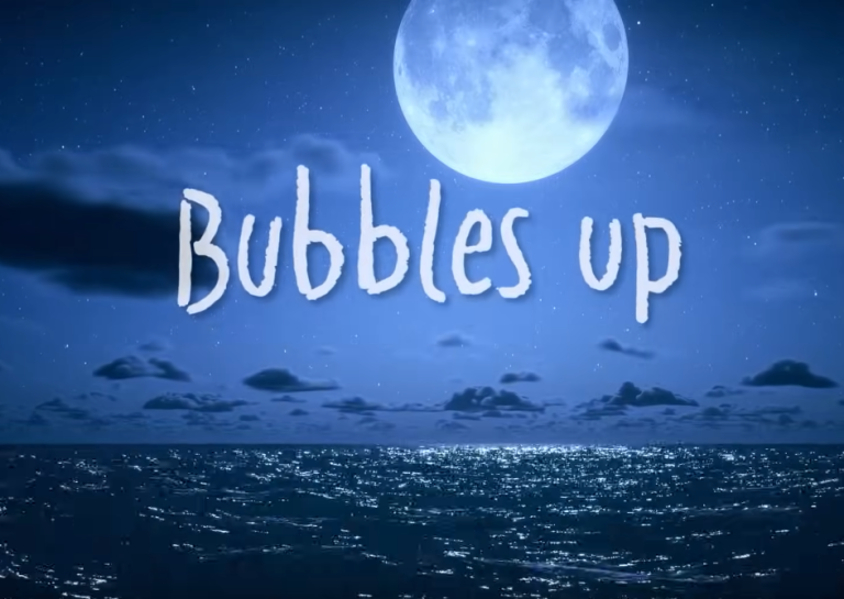 bubbles up