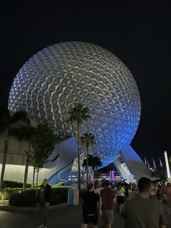 spaceship earth, at WDW's Epcot