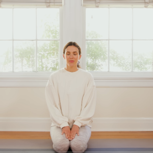 screenshot of a yoga with adriene video