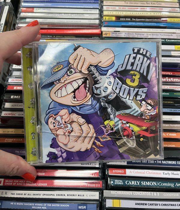 The Jerky Boys 3 CD from the library sale.