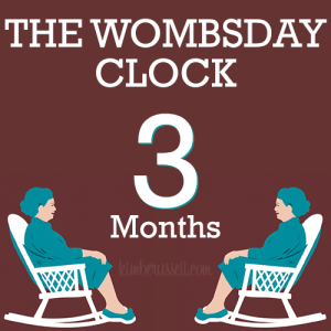 the wombsday clock: 3 months