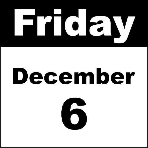 friday december 6