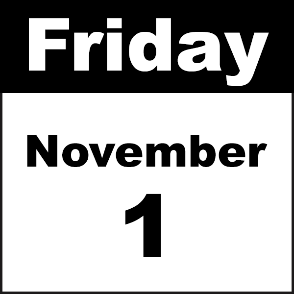 friday november 1