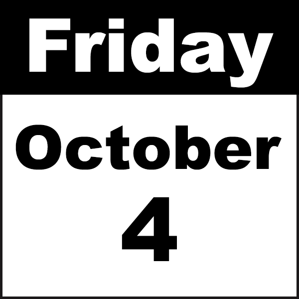 friday october 4