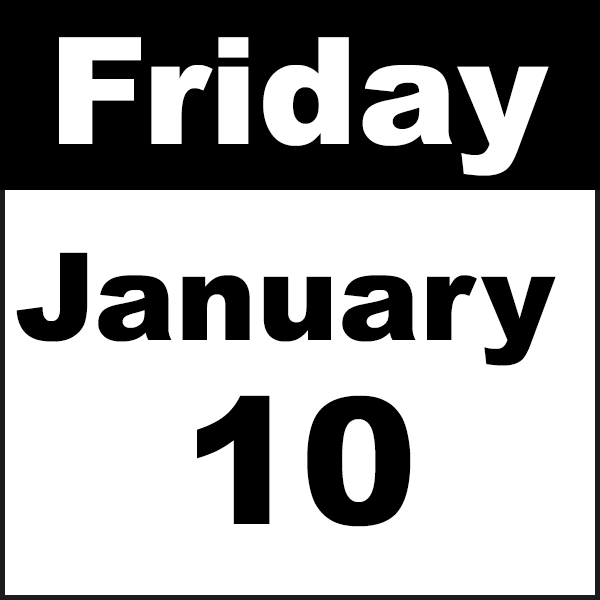 friday January 10