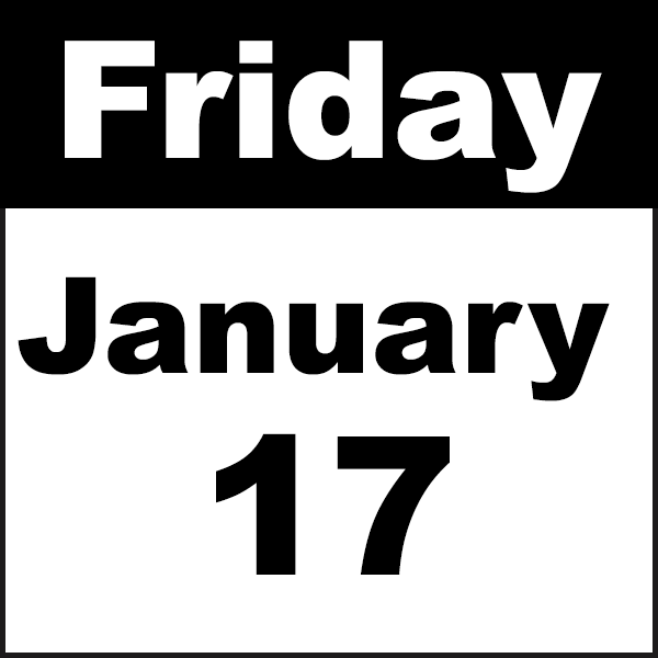 friday january 17