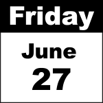 friday june 27