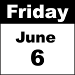 friday june 6
