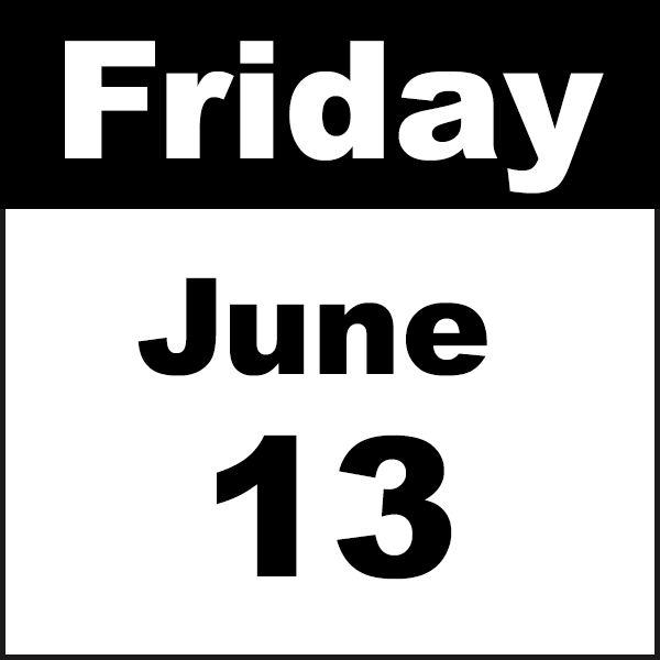 friday june 13