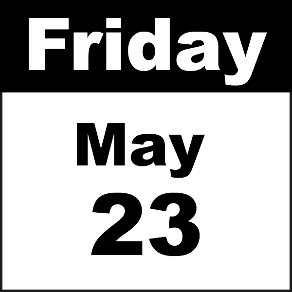 friday may 23