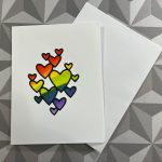 The finished card and an envelope.