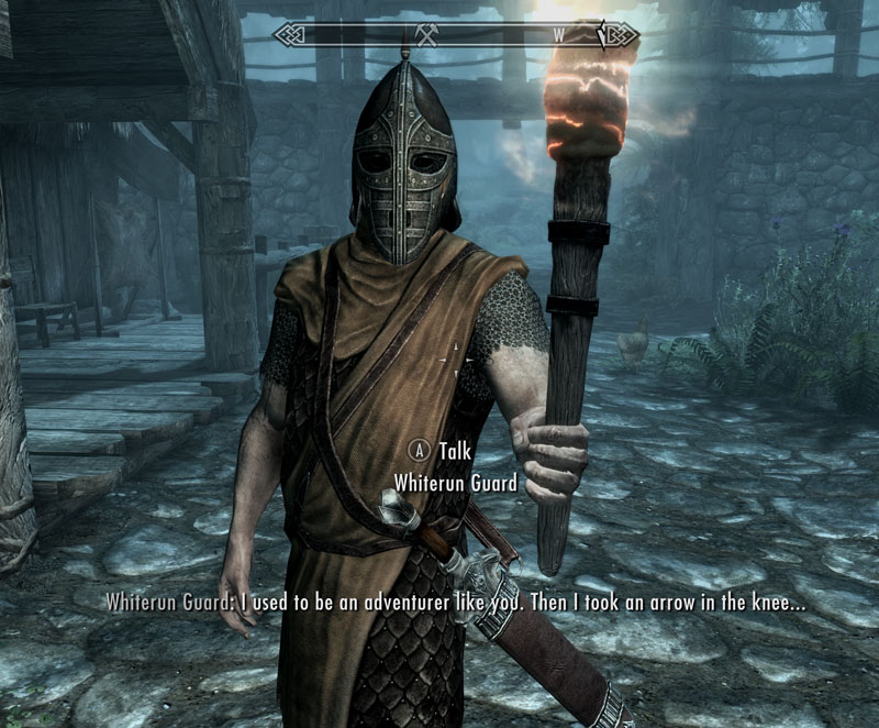 I’m playing Skyrim!