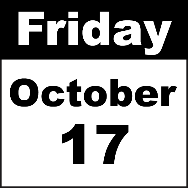 friday october 17