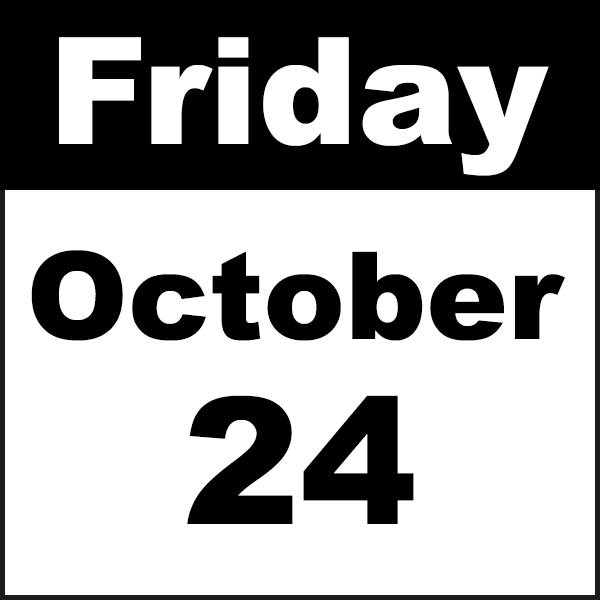 friday, october 24