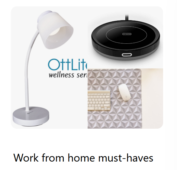 screenshot from benable - work from home essentials