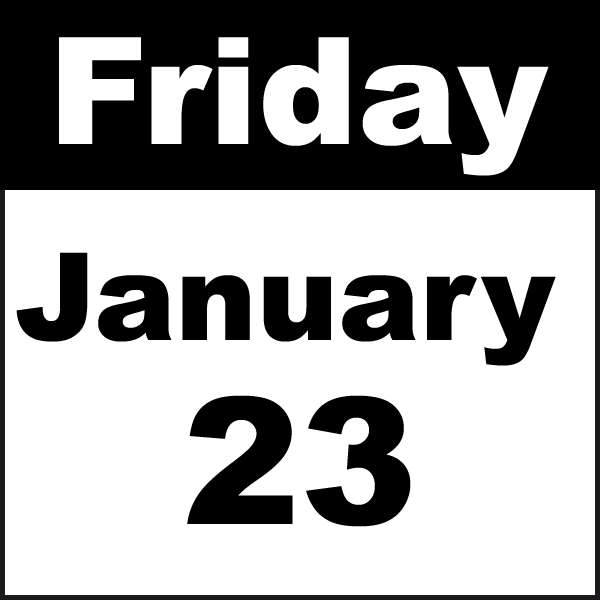 friday january 23