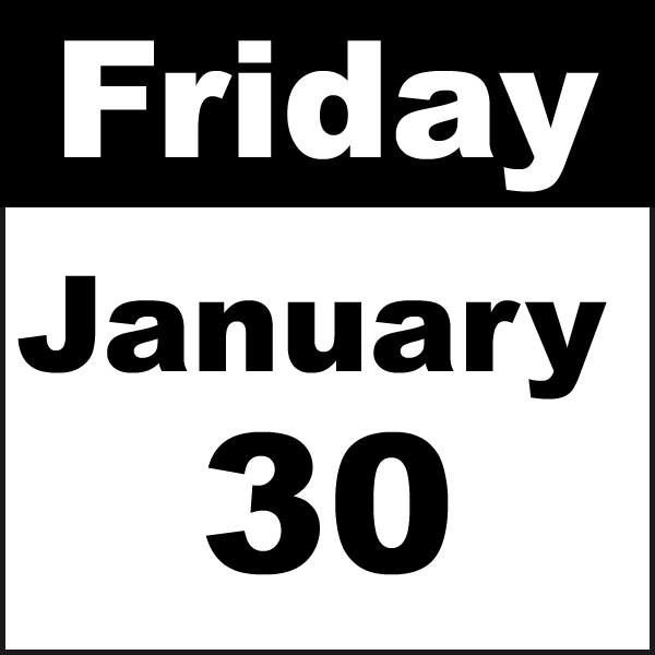 friday, january 30