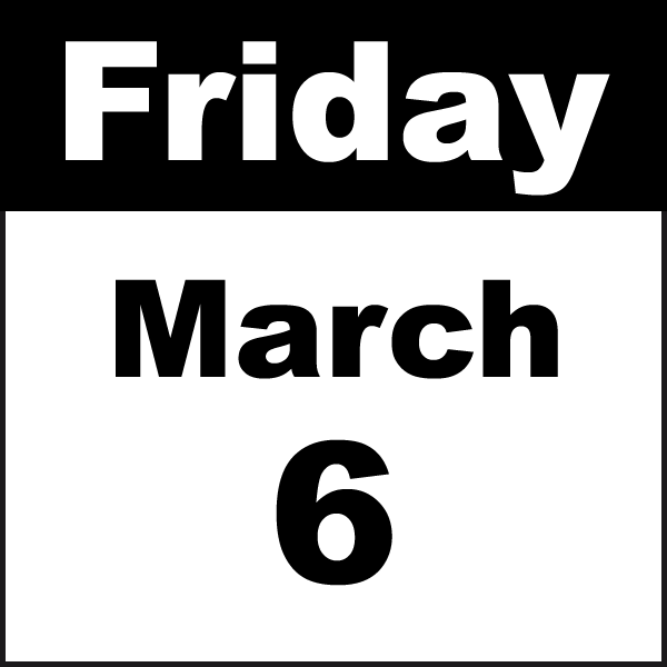 friday march 6