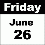 friday june 26