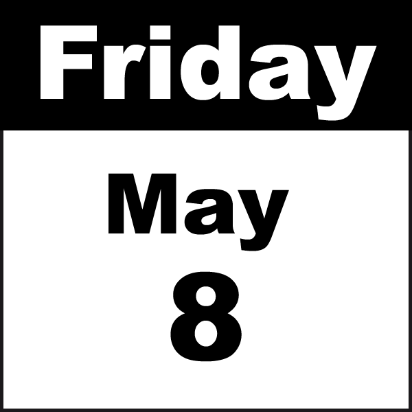 friday may 8
