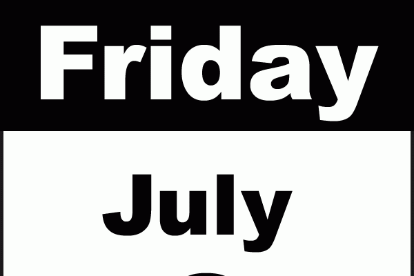 friday july 3